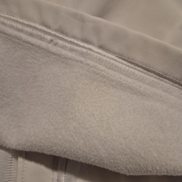 Snozu Performance men's size Large white / gray fleece lined lightweight jacket - Picture 5 of 7